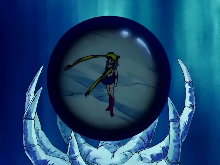 Sailor Moon reaches the brainwashed Endymion and frees him