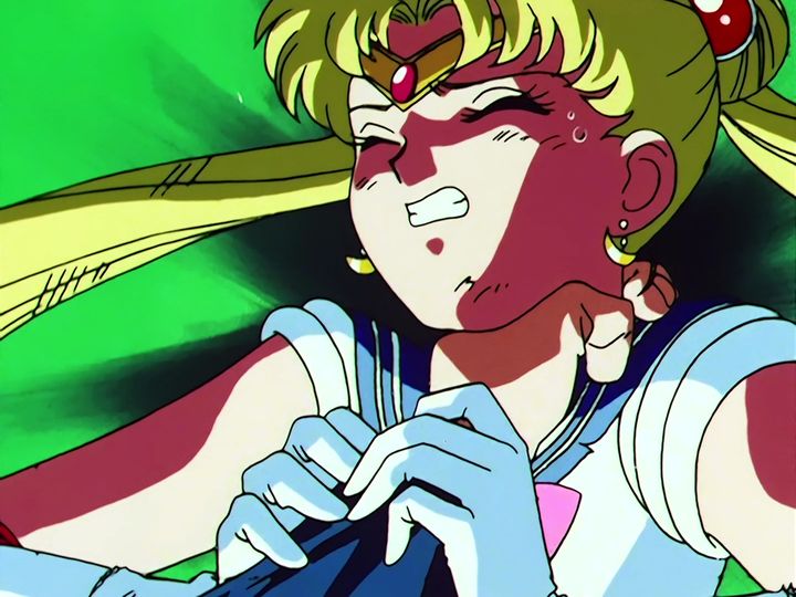 Sailor Moon reaches the brainwashed Endymion and frees him