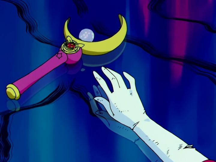 Sailor Moon reaches the brainwashed Endymion and frees him