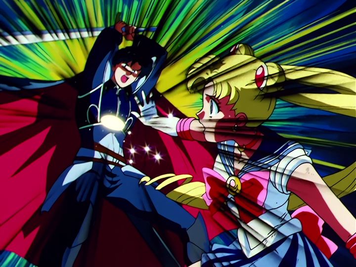 Sailor Moon refuses to fight back, and frees Endymion