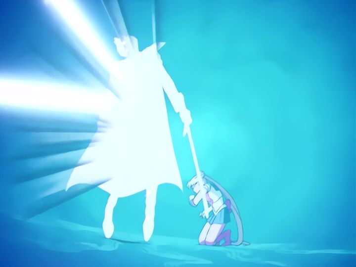 Sailor Moon refuses to fight back, and frees Endymion