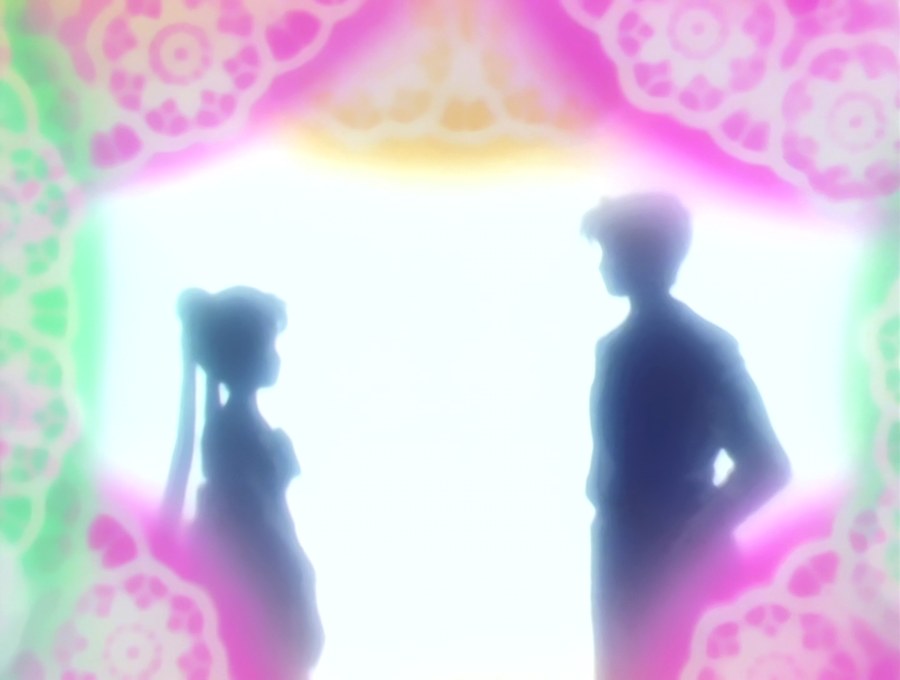 Serenity and Endymion, two silhouettes reborn into the light