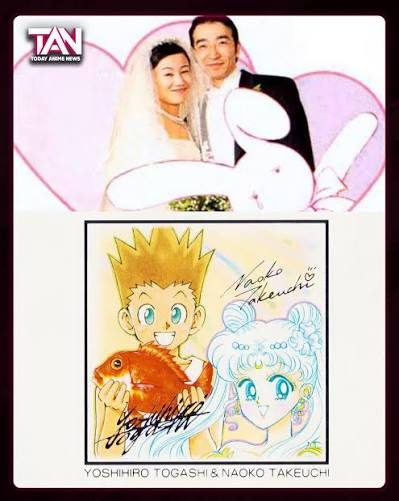A board the two of them drew and signed together
