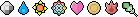 eight Kanto gym badges